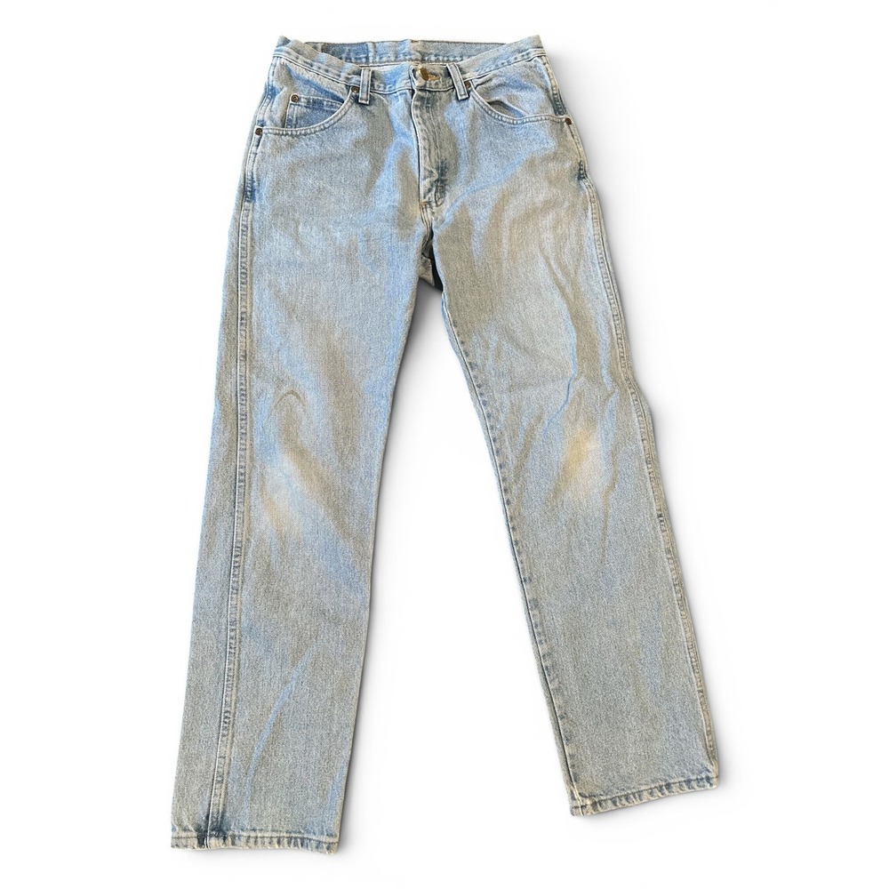 Wrangler Five Star Regular Fit Jeans Mens 30x29.5 Light Stonewash 100% Cotton